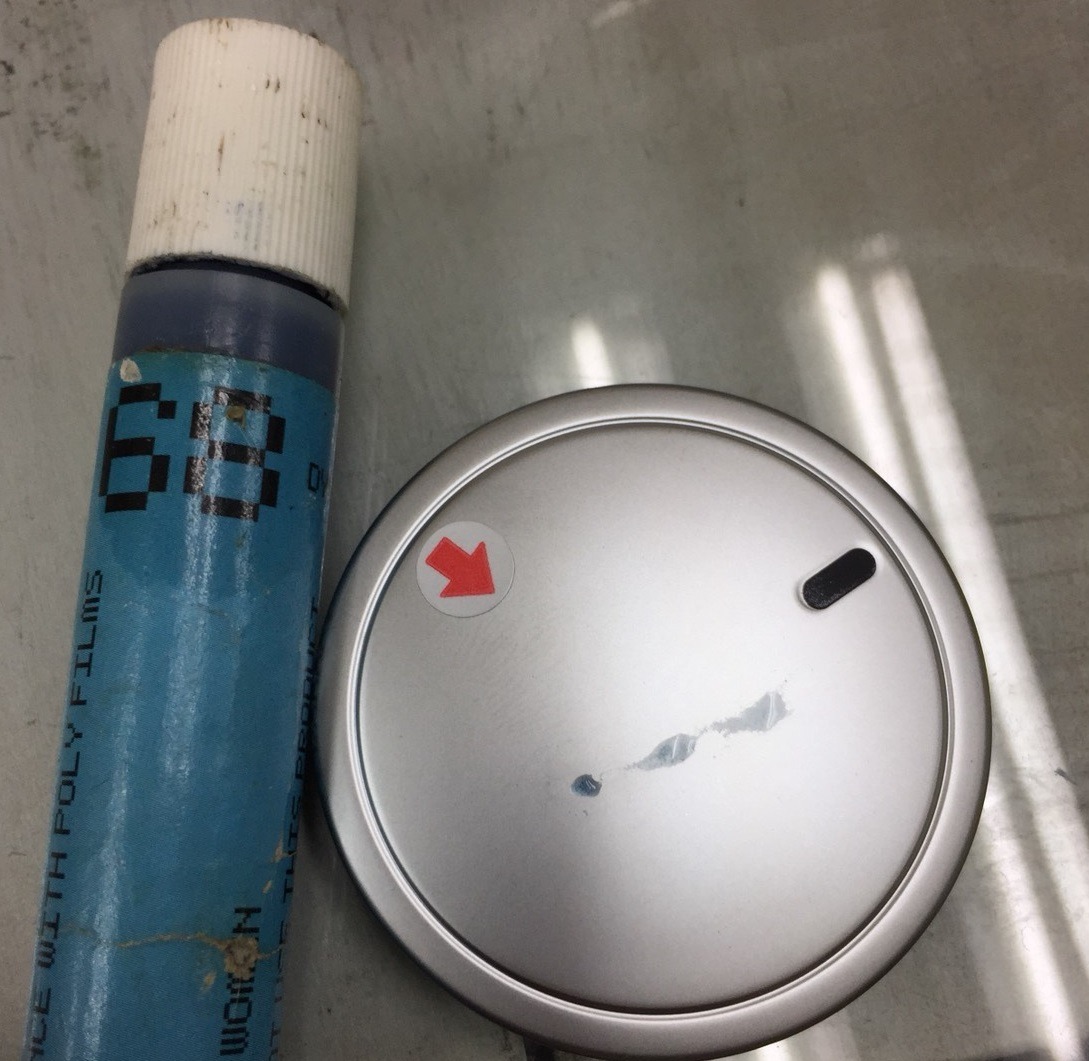 PP 電漿處理前達因筆測試